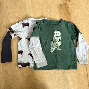 Tea Collection Boys Long Sleeve Shirt Bundle 2t